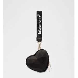 Lululemon Black Heart Pouch with Strap
